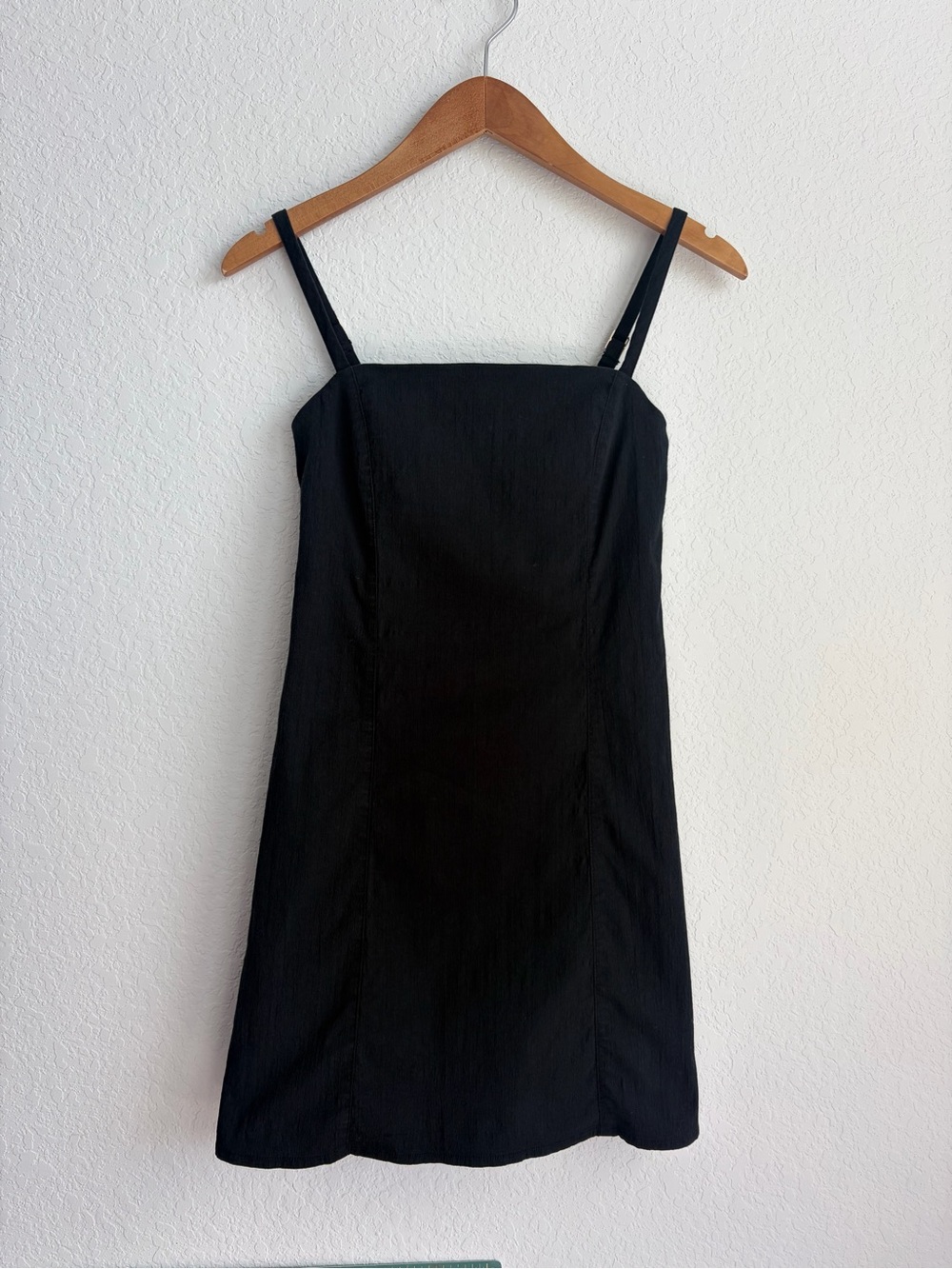 Abercrombie & Fitch XXS Black Spaghetti Strap Dress With Tights Under